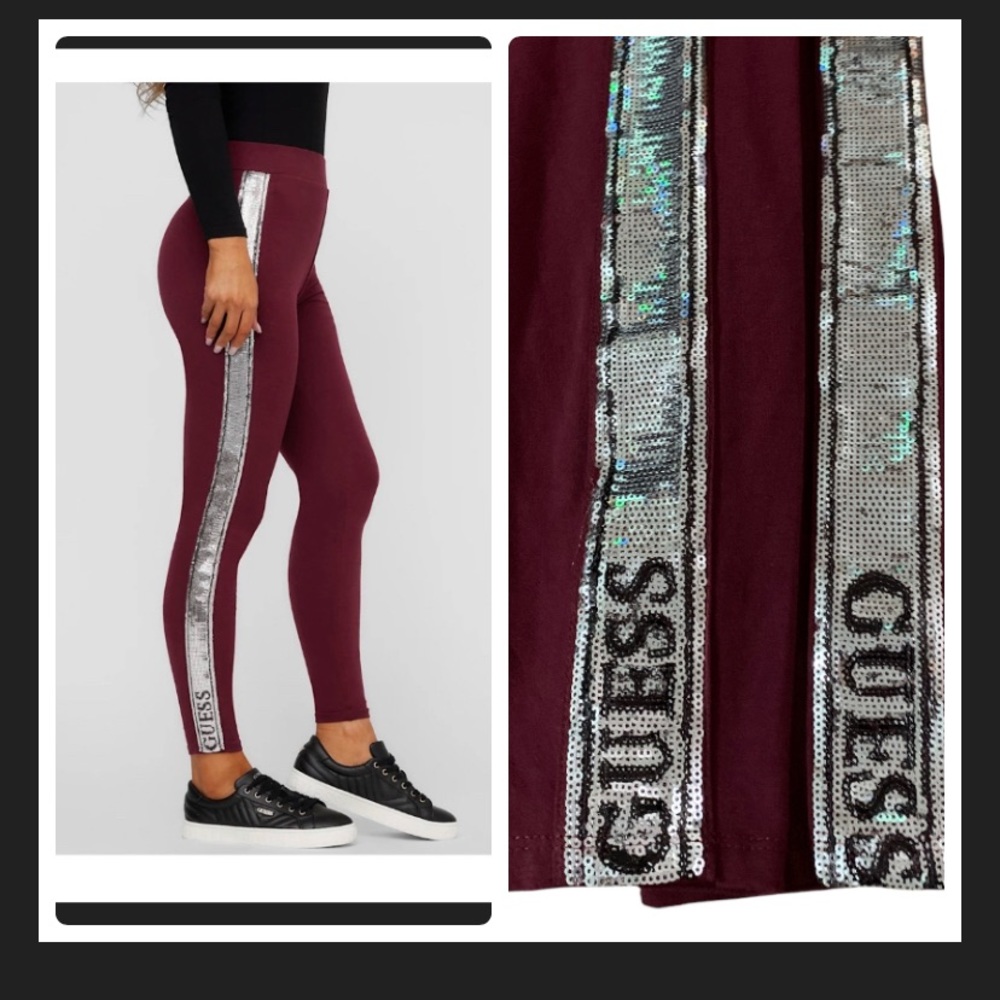NEW GUESS LEGGINGS BLING SIZE M